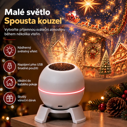 SCNDR® ⛄🎄 Chytrý holografický projektor (HD chytrá dynamická 5D projekce)🏡